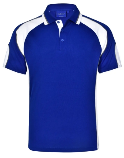 Picture of Winning Spirit, Mens Cooldry Contrast Polo w Panels